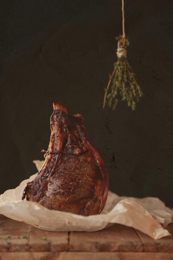 twine and prime roasted meat