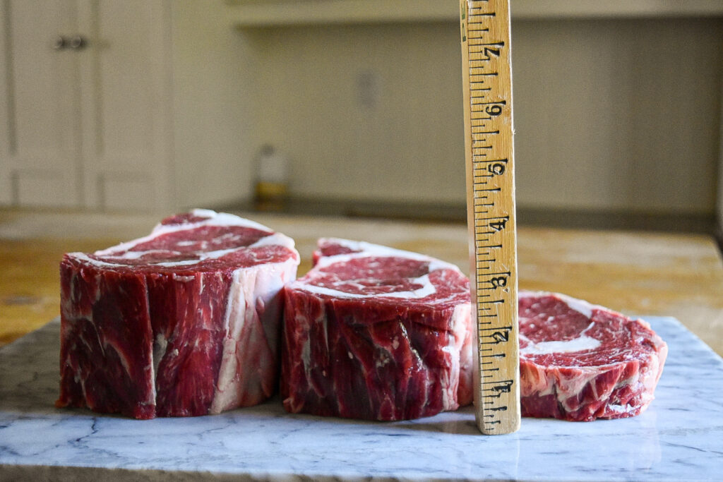 The Perfect Steak Thickness