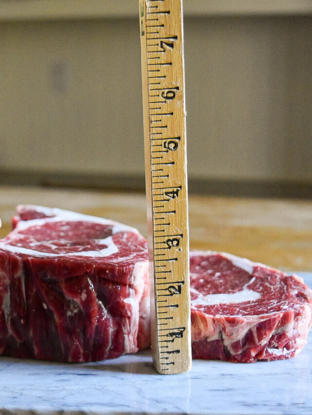 The Perfect Steak Thickness