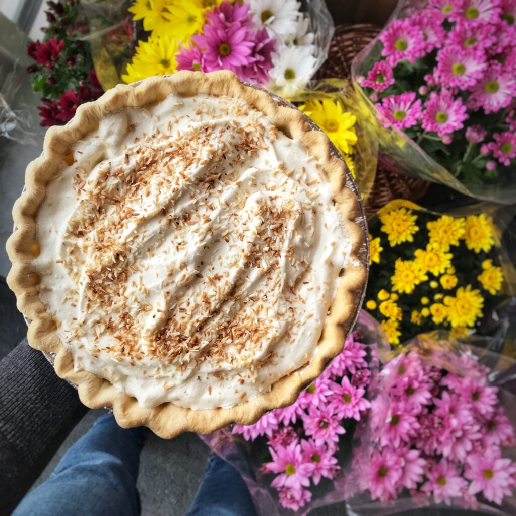 Coconut Cream Pie for Easter