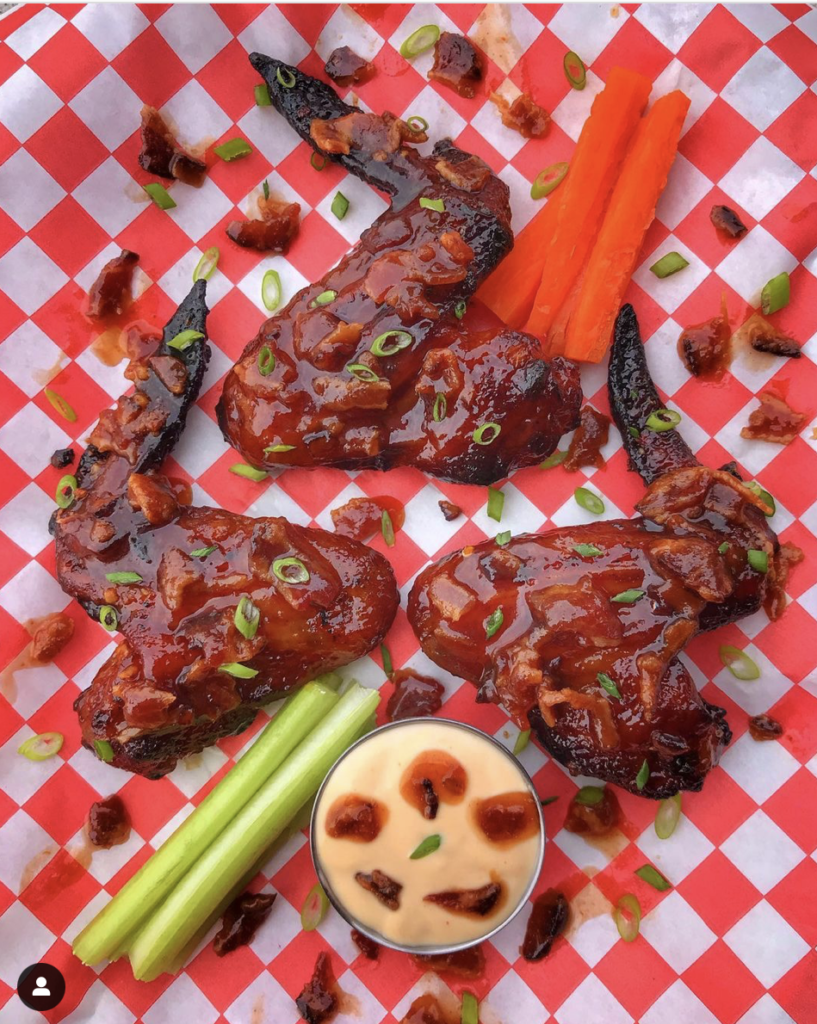 Maple Bacon Wings for #wingwednesday by Queen of the Grill