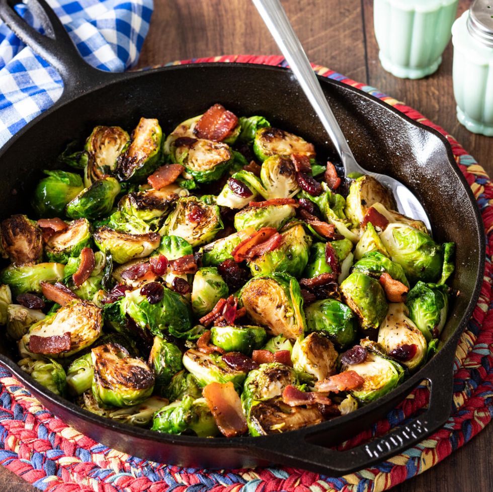 Maple Bacon Brussels sprouts Recipe by Pioneer Woman