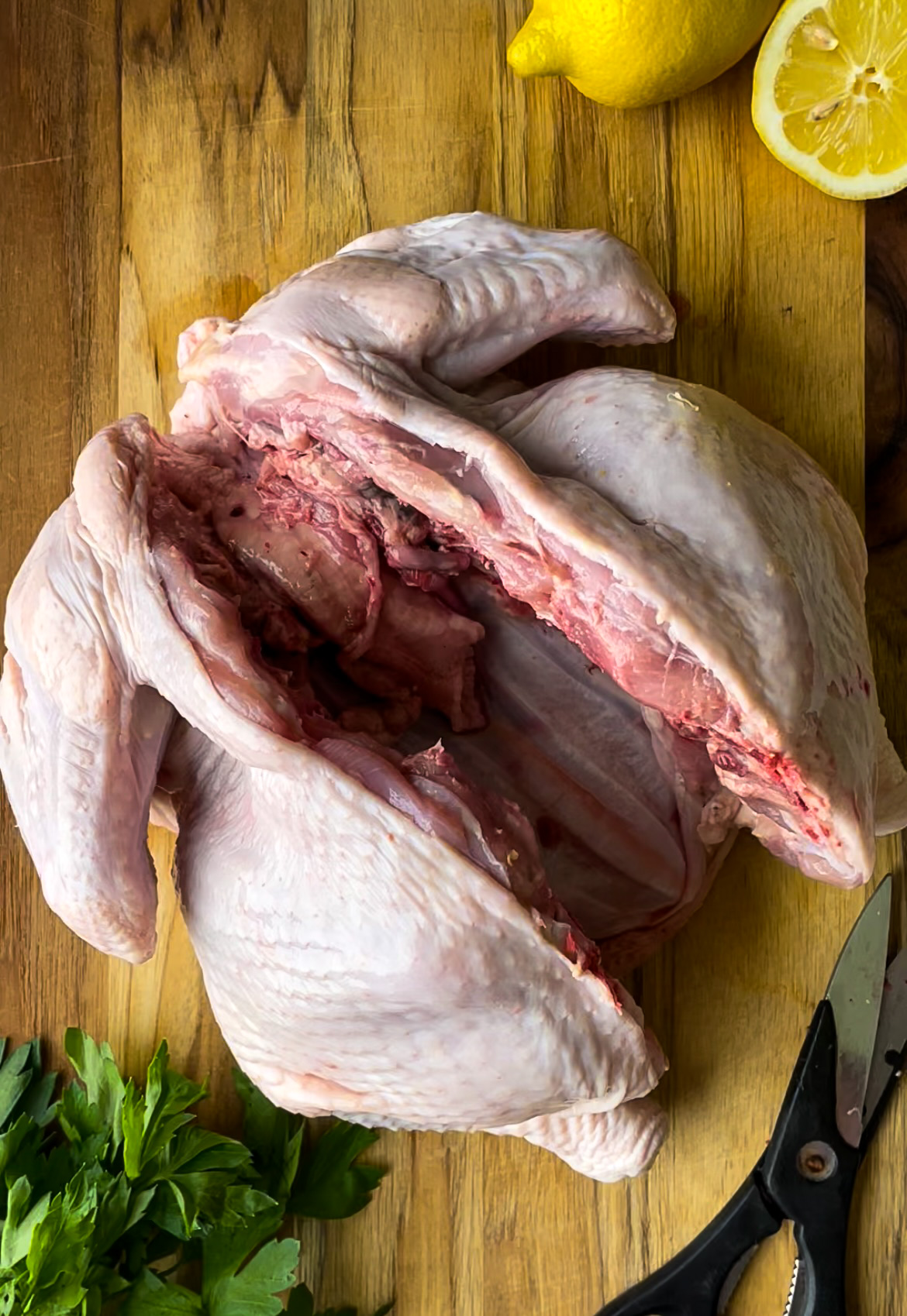 How to flatten a chicken