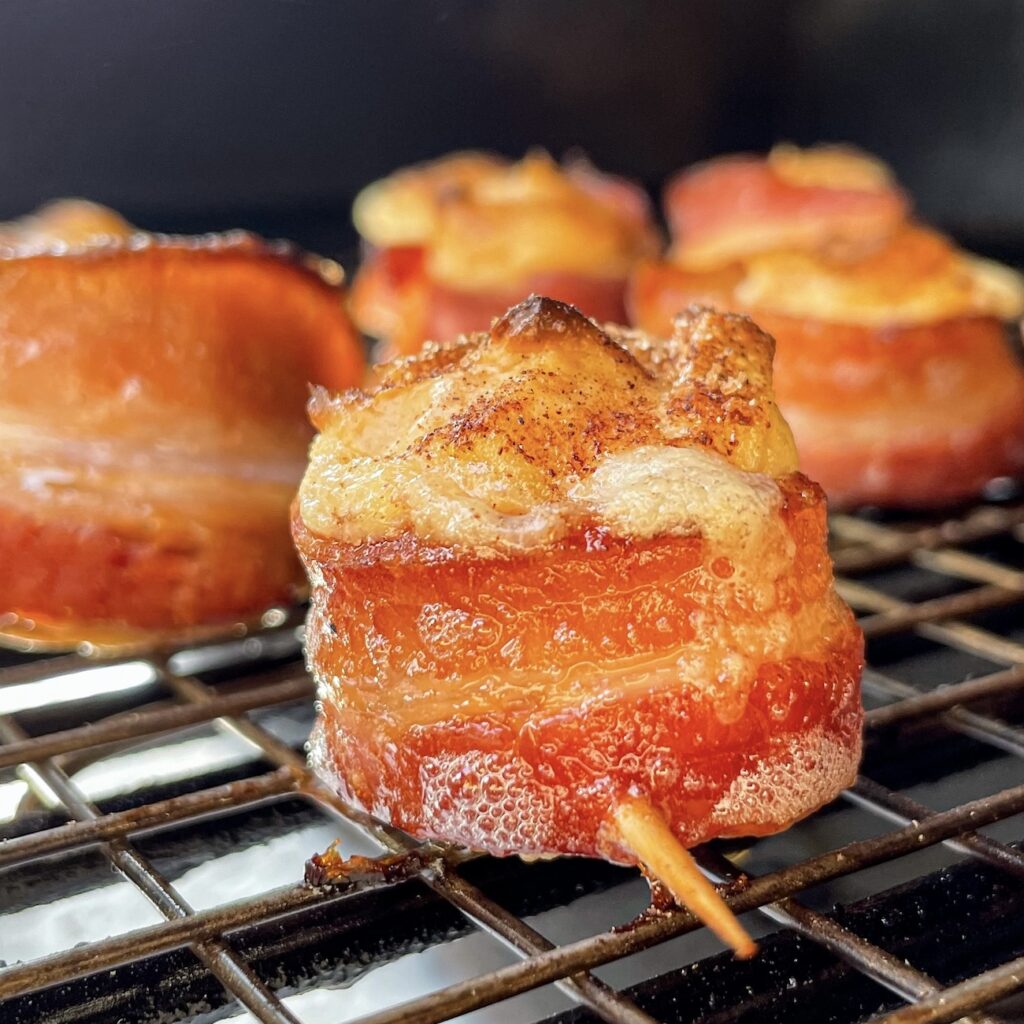 Pig Shots with Apple Cinnamon Cream Cheese Filling