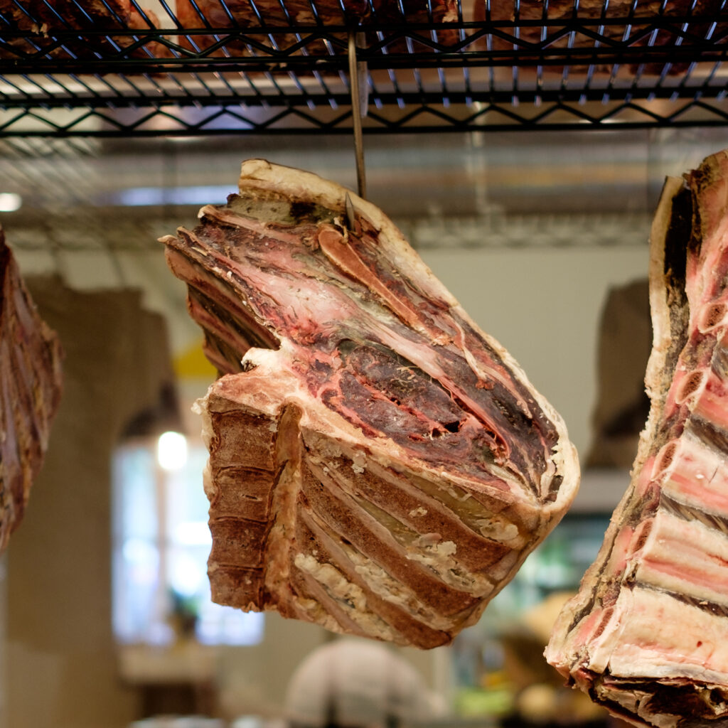 Dry Aged Beef at Heatherlea Farm Shoppe butcher in Greater Toronto Area