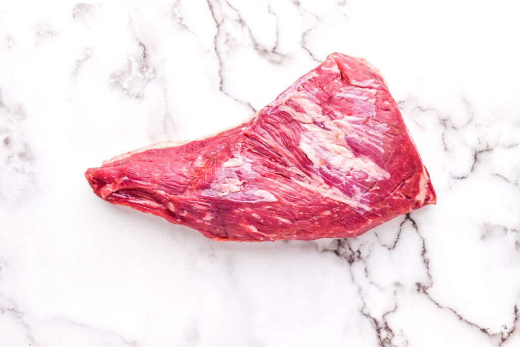 Tri tip is a triangular shaped steak with lots of flavour.