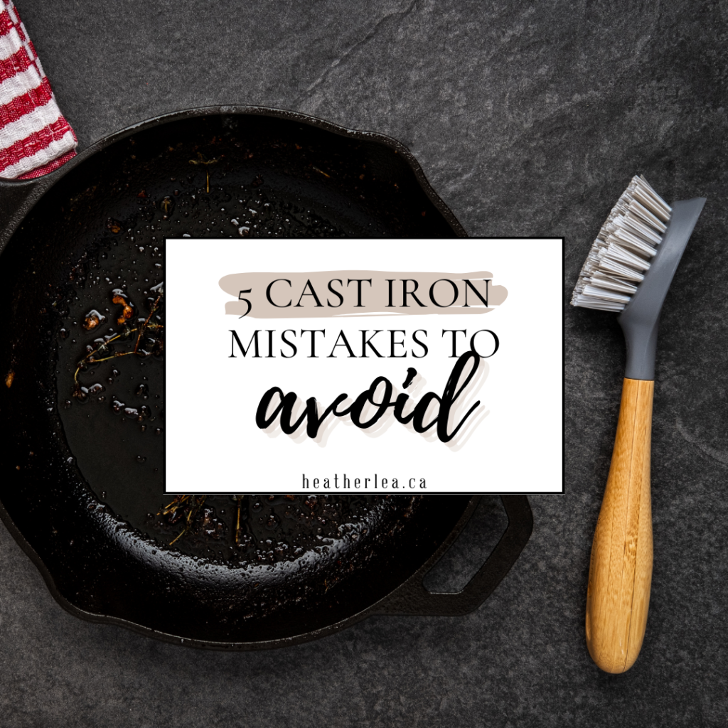 5 Cast Iron Mistakes to Avoid