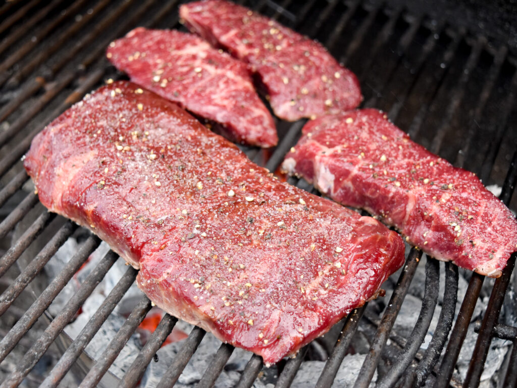 Denver Steak can be whole or cut into smaller steaks