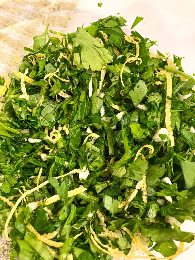 Gremolata for Beef Osso Buco