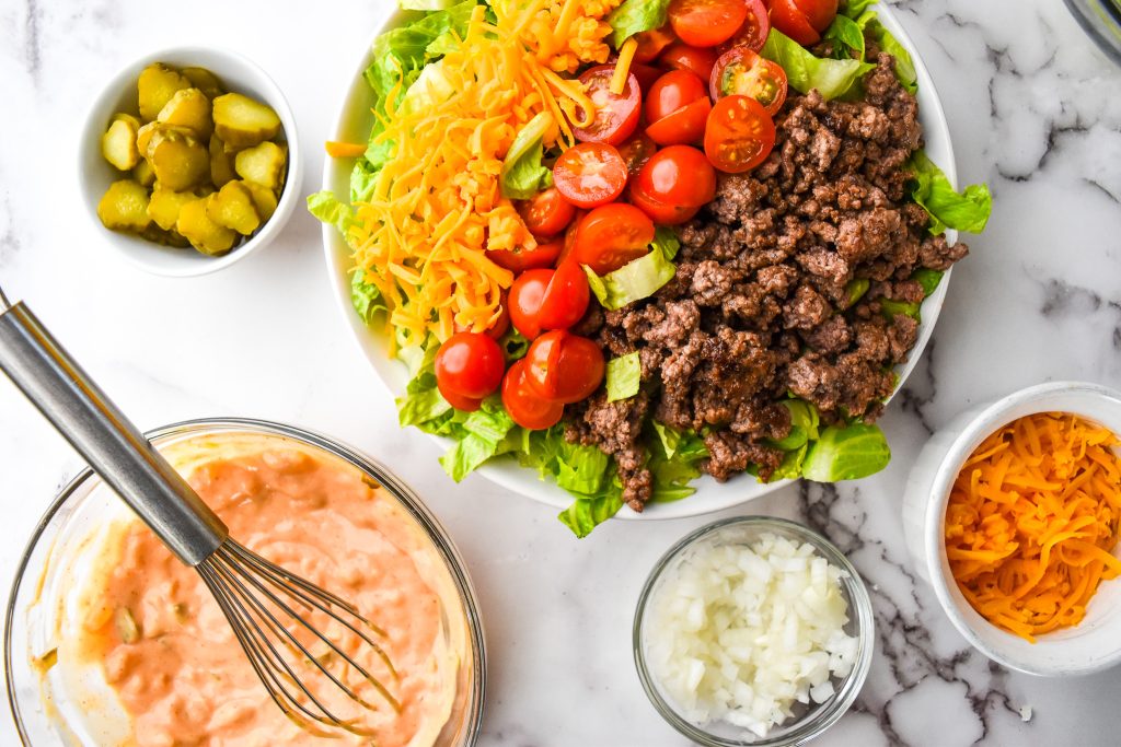 Cheeseburger Big Mac Salad Recipe