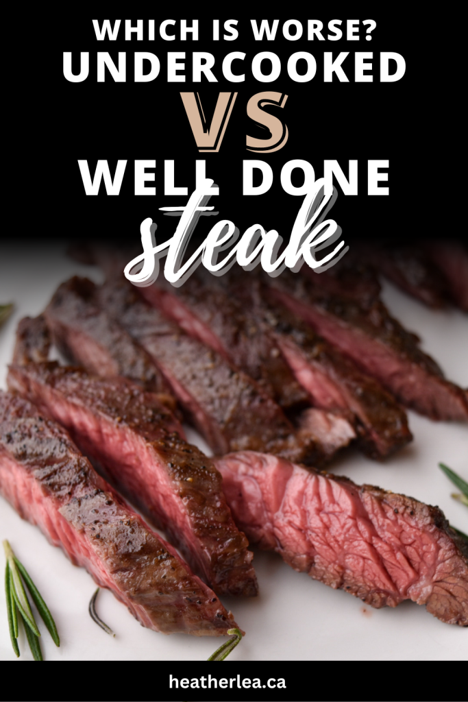 Undercooked VS Well Done Steak: Which is Worse?