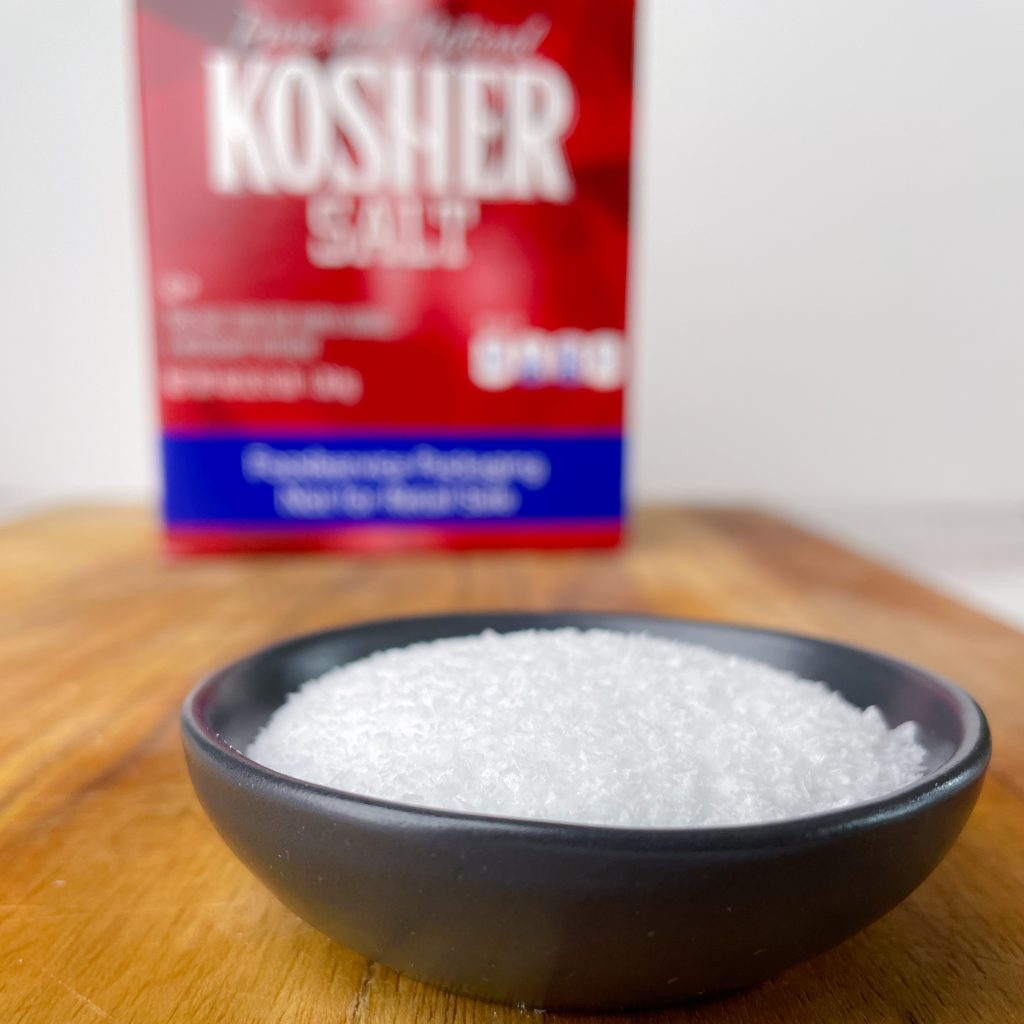 Kosher salt is the best salt for cooking and meats like steak.